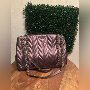 Kate Spade Metallic Pleated Purse